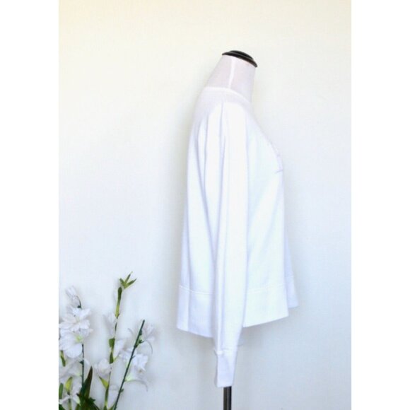 Polo Ralph Lauren Sweatshirt Spellout Logo White SZ XS - Picture 4 of 7